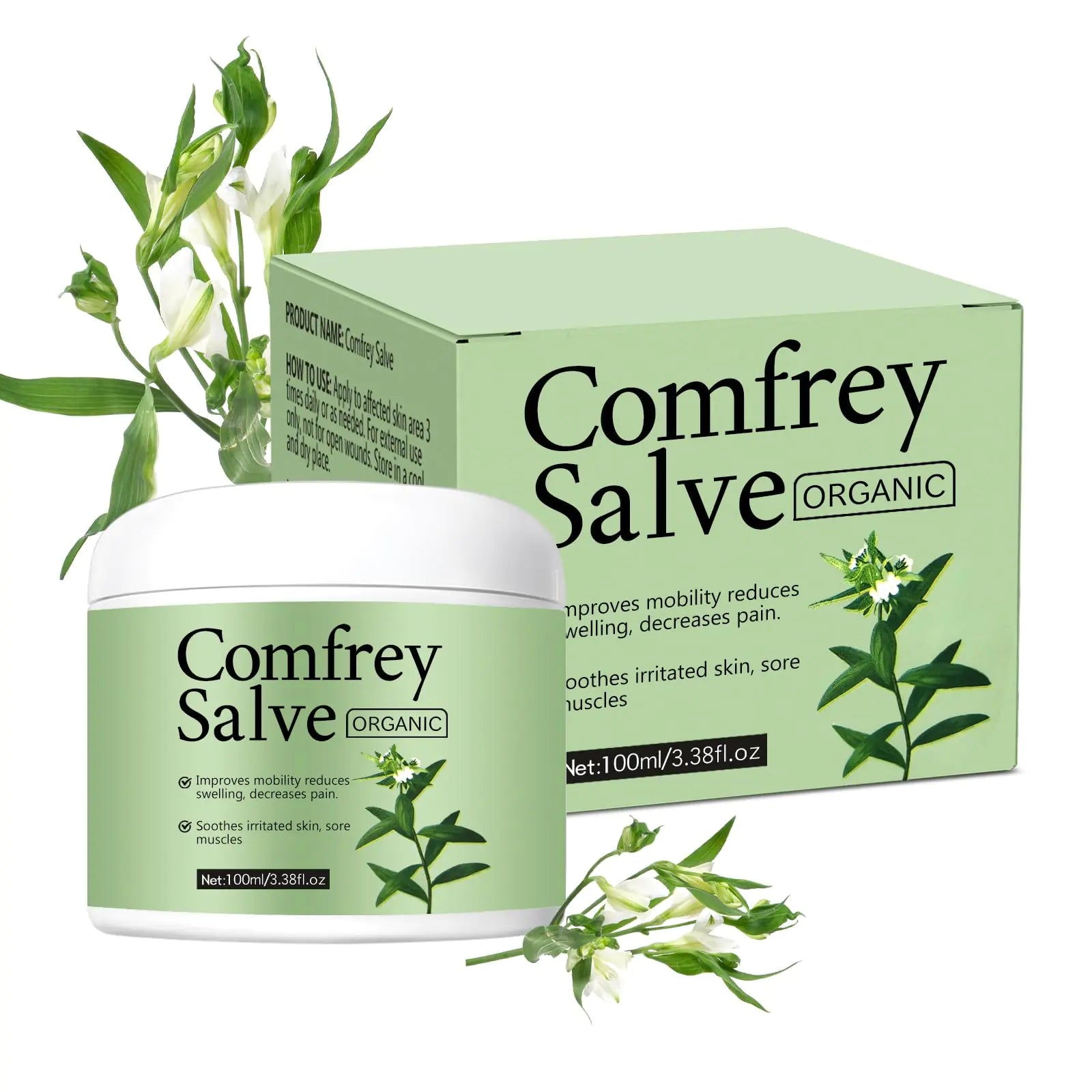 Comfrey & Olive Oil Salve for Everyday Aches