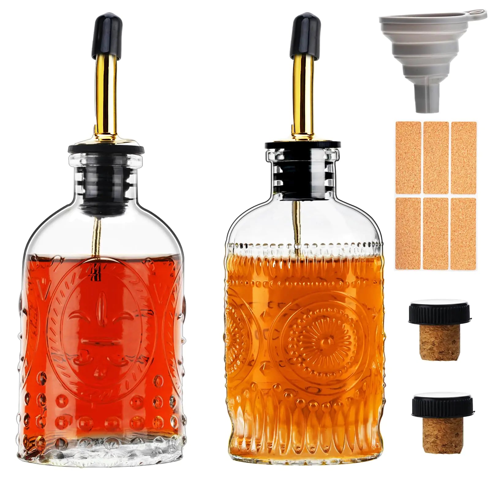 Glass Dispenser Bottles (7 oz. set of 2)
